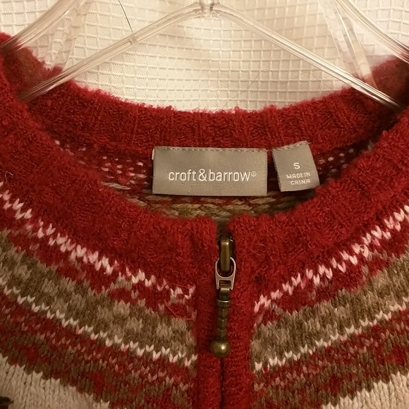 NWT Croft & Barrow winter sweater - Picture 4 of 6